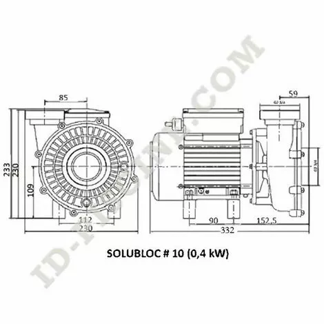 ID PISCINE Pompe Filtration SOLUBLOC 10 Compatible Desjoyaux® P18 2 ID PISCINE Pompe Filtration SOLUBLOC 10 Compatible Desjoyaux® P18 – Image 2