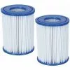 Lot De 2 Cartouches Bestway Pour Filtre De Piscine Dacron I