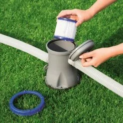 Lot De 2 Cartouches Bestway Pour Filtre De Piscine Dacron I -Pompe et filtre de piscine Soldes 11443397 3