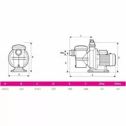 Pompe De Filtration PULSO 2.5 Cv Monophase 31 M3 Par Heure Guinard (Aqualux) -Pompe et filtre de piscine Soldes 1151106 5