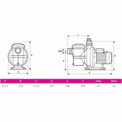 Pompe De Filtration PULSO 3 Cv Monophase 38 M3 Par Heure Guinard (Aqualux) -Pompe et filtre de piscine Soldes 1151108 5