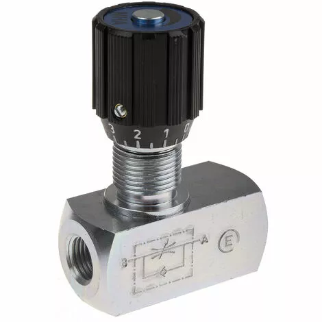 Vanne De Régulation Du Débit Hydraulique RS PRO, G 1/4, 350 Bar Bars ( Prix Pour 1 ) 2 Vanne De Régulation Du Débit Hydraulique RS PRO, G 1/4, 350 Bar Bars ( Prix Pour 1 ) – Image 2