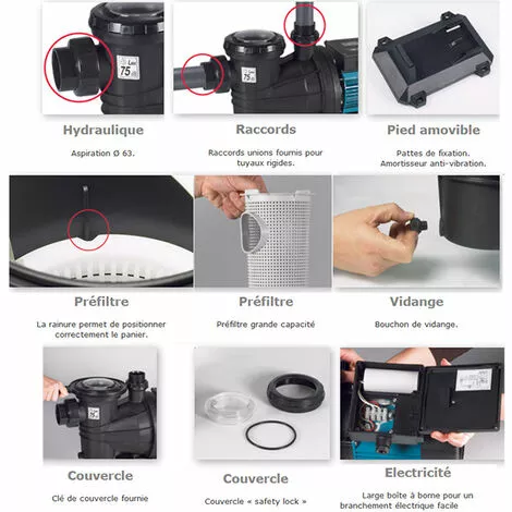 Pompe à Filtration 18m3/h Triphasé - Silver 18t - Espa 2 Pompe à Filtration 18m3/h Triphasé - Silver 18t - Espa – Image 2