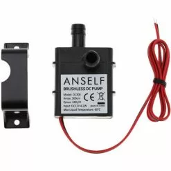 Anself Ultra-silencieux Mini DC12V 4.2W Micro Brushless Eau Pompe A Huile Aquarium Etanche Submersible Fontaine Circulating 240L / H 300cm Lift