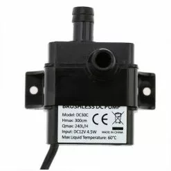 Anself Ultra-silencieux Mini DC12V 4.5W Micro Brushless Eau Pompe A Huile Aquarium Etanche Submersible Fontaine Circulating 240L / H 300cm Lift -Pompe et filtre de piscine Soldes 13238210 5