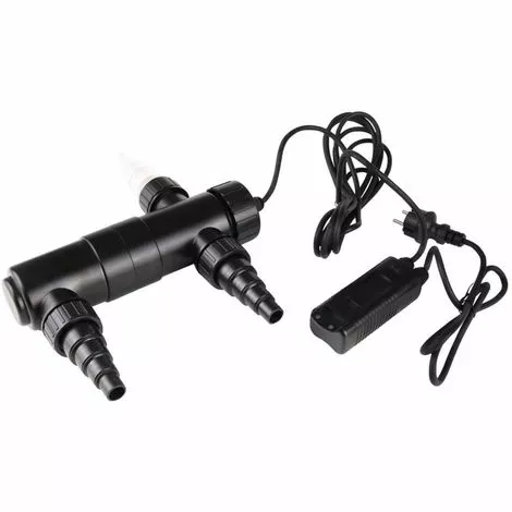 VIDAXL Dispositif De Décantation UVC 10 000 L - Noir 6 VIDAXL Dispositif De Décantation UVC 10 000 L - Noir -Pompe et filtre de piscine Soldes 14278084 1