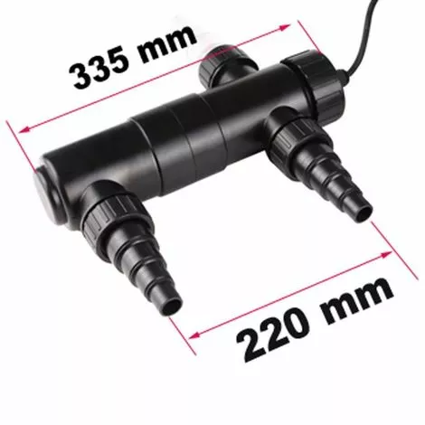 VIDAXL Dispositif De Décantation UVC 10 000 L - Noir 5 VIDAXL Dispositif De Décantation UVC 10 000 L - Noir – Image 5