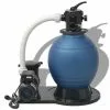 VIDAXL Pompe De Filtration à Sable 1000 W 16800 L/h - Bleu