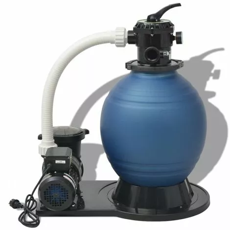 VIDAXL Pompe De Filtration à Sable 1000 W 16800 L/h - Bleu 1 VIDAXL Pompe De Filtration à Sable 1000 W 16800 L/h - Bleu -Pompe et filtre de piscine Soldes 14282357 1