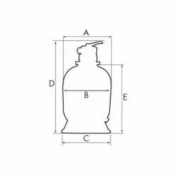 HAYWARD Filtre A Sable Piscine Powerline Top 6 M3/h -Pompe et filtre de piscine Soldes 15013378 4
