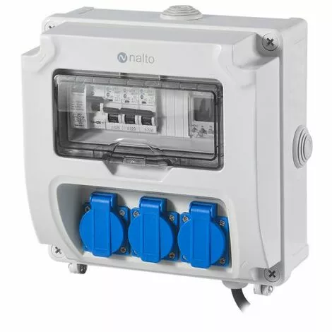 Coffret Electrique Piscine Hors Sol Filtration & Multifonctions 3 Prises NALTO 1 Coffret Electrique Piscine Hors Sol Filtration & Multifonctions 3 Prises NALTO