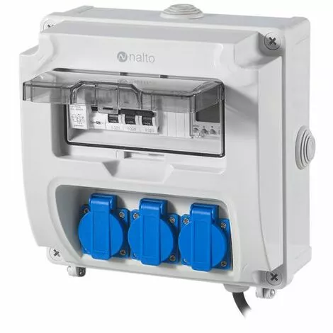 Coffret Electrique Piscine Hors Sol Filtration & Multifonctions 3 Prises NALTO 2 Coffret Electrique Piscine Hors Sol Filtration & Multifonctions 3 Prises NALTO – Image 2