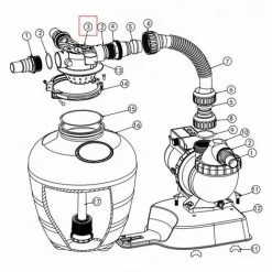 Vanne 4 Voies De Filtre A Sable Piscine POOLSTYLE - Pool Style -Pompe et filtre de piscine Soldes 18148589 3