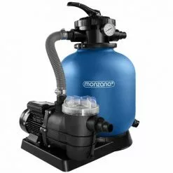 MONZANA Pompe Filtre à Sable Max. 9.960 L/h Avec Pré-filtre XXL Piscine Nettoyage Eau