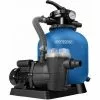 MONZANA Pompe Filtre à Sable Max. 11.000 L/h Avec Pré-filtre XXL Piscine Nettoyage Eau