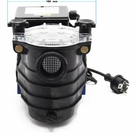WILTEC Pompe Piscine 10800l/h 180 Watts Pompe Filtration Circulation Filtre Eau Pool Whirlpool Jardin 5 WILTEC Pompe Piscine 10800l/h 180 Watts Pompe Filtration Circulation Filtre Eau Pool Whirlpool Jardin – Image 5