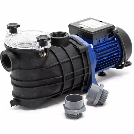 WILTEC Pompe Piscine17700l/h 1100 Watts Pompe Filtration Circulation Filtre Eau Pool Whirlpool Jardin 2 WILTEC Pompe Piscine17700l/h 1100 Watts Pompe Filtration Circulation Filtre Eau Pool Whirlpool Jardin – Image 2