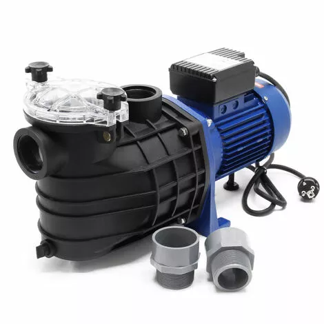 WILTEC Pompe Piscine 34800l/h 3000 Watts Pompe Filtration Circulation Filtre Eau Pool Whirlpool Jardin 2 WILTEC Pompe Piscine 34800l/h 3000 Watts Pompe Filtration Circulation Filtre Eau Pool Whirlpool Jardin – Image 2