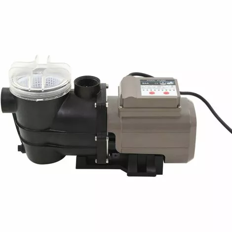 ASUPERMALL Pompe De Piscine Avec Minuterie Noir 0,25 CH 8000 L / H 4 ASUPERMALL Pompe De Piscine Avec Minuterie Noir 0,25 CH 8000 L / H – Image 4