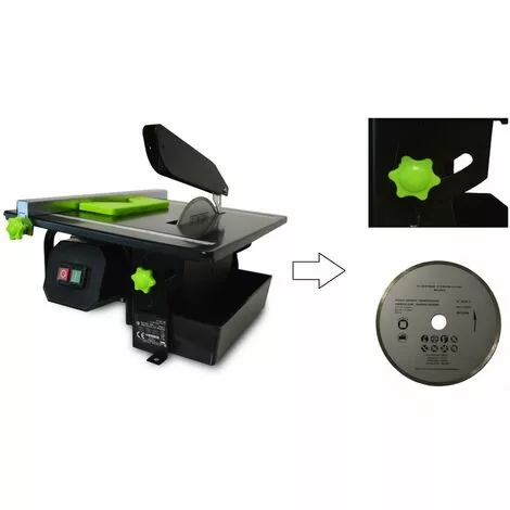 BIGB Coupe Carrelages électrique 600W - Lame 180mm 1 BIGB Coupe Carrelages électrique 600W - Lame 180mm