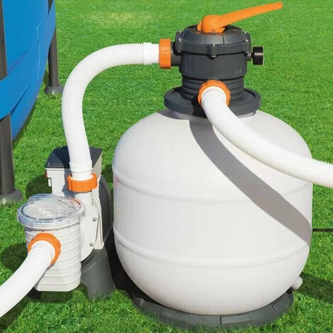 Pompe Filtre à Sable Bestway Flowclear™ 7.751 L/h - Avec Adaptateur 1 Pompe Filtre à Sable Bestway Flowclear™ 7.751 L/h - Avec Adaptateur