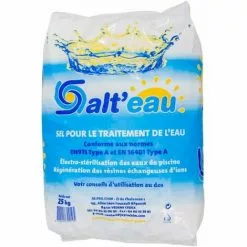 SALTEAU Sel Pour Traitement De L'eau De Piscine Sac De 25kg