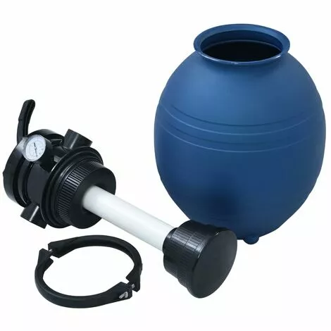 VidaXL Filtre à Sable Pour Piscine Avec Vanne 4 Positions Bleu 300 Mm - Bleu 4 VidaXL Filtre à Sable Pour Piscine Avec Vanne 4 Positions Bleu 300 Mm - Bleu – Image 4