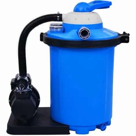 VidaXL Pompe De Filtration à Sable Avec Minuterie 550 W 50 L 4 VidaXL Pompe De Filtration à Sable Avec Minuterie 550 W 50 L – Image 4