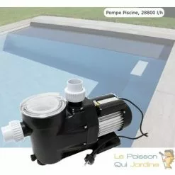 LE POISSON QUI JARDINE.FR Pompe Piscine De 28800 L/h. Qualité Et Puissance