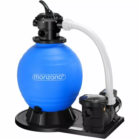 MONZANA Pompe Filtre à Sable 15.900 L/h Préfiltre 600W Système De Filtration Eau Piscine 2 MONZANA Pompe Filtre à Sable 15.900 L/h Préfiltre 600W Système De Filtration Eau Piscine – Image 2