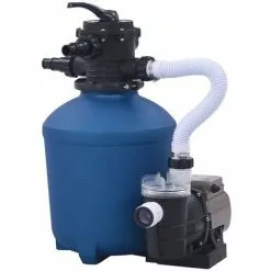 VidaXL Pompe Filtrante à Sable Avec Minuterie 530 W 10980 L/h