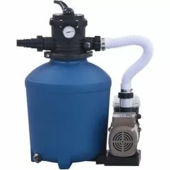 VidaXL Pompe Filtrante à Sable Avec Minuterie 530 W 10980 L/h -Pompe et filtre de piscine Soldes 21418746 3