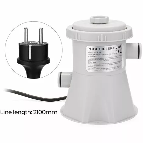 ASUPERMALL Electrique Piscine Filtre Pompe Reutilisable Pratique Piscine Filtre Purificateur Eau Facile A Installer 4 ASUPERMALL Electrique Piscine Filtre Pompe Reutilisable Pratique Piscine Filtre Purificateur Eau Facile A Installer – Image 4