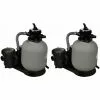 Hommoo Pompes A Filtre A Sable 2 Pcs 600 W 17000 L/h HDV19825