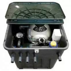 ASTRALPOOL Local Technique Enterré KEOPS - Filtre Ø 600 Mm - Pompe 1 CV - Electrolyseur De Sel