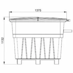 ASTRALPOOL Local Technique Enterré KEOPS - Filtre Ø 600 Mm - Pompe 1 CV - Electrolyseur De Sel -Pompe et filtre de piscine Soldes 25647449 4