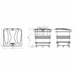 SUINGA Filtre Ramses Aster Compact Enterré + Pompe Sena -Pompe et filtre de piscine Soldes 27212625 3