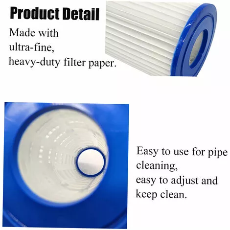 ASUPERMALL Piscine Pompe Filtre Cartouche, Peut Etre Nettoye A Plusieurs Reprises, De Type A / C 5 ASUPERMALL Piscine Pompe Filtre Cartouche, Peut Etre Nettoye A Plusieurs Reprises, De Type A / C – Image 5