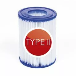 ALICE'S GARDEN Lot De 2 Cartouches Filtrantes Type 2 Pour Pompe - Ø10,6x13,6cm Compatibles Avec Bestway Côme, Vostok 4x2m, Vostok 5x2m, Spinelle 4x2m, Opalite Rotin, Peridot, Onega, Aral Et Onega Palmier. -Pompe et filtre de piscine Soldes 28171337 4