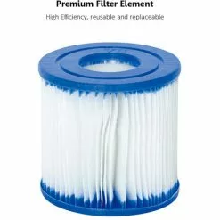 ASUPERMALL Piscine Filtre Pompe Electrique Pompe Piscine Effacer Cartouche Filtrante Pour Piscines Hors Sol Nettoyage Tool Kit Avec Filtre Cartouche -Pompe et filtre de piscine Soldes 28414489 3