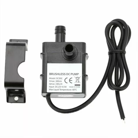 Anself Miniature Miniature DC Brushless Pompe Submersible Tete DC12V Pompe A Eau 3m, Resistance A La Temperature 60 ℃ 2 Anself Miniature Miniature DC Brushless Pompe Submersible Tete DC12V Pompe A Eau 3m, Resistance A La Temperature 60 ℃ – Image 2