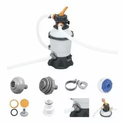 BESTWAY DEUTSCHLAND GMBH Filtre à Sable Pour Piscine 3.028 L/H