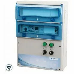 NALTO Coffret Piscine Connecté Pour Filtration + Éclairage 100W - Module Wifi Inclus Pour Commande Filtration