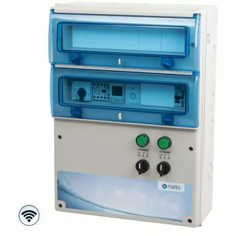NALTO Coffret Piscine Connecté Pour Filtration + Éclairage 100W - Module Wifi Inclus Pour Commande Filtration 1 NALTO Coffret Piscine Connecté Pour Filtration + Éclairage 100W - Module Wifi Inclus Pour Commande Filtration
