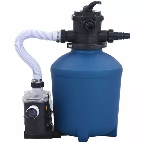 TRUE DEAL Pompe Filtrante à Sable Avec Minuterie 530 W 10980 L/h 2 TRUE DEAL Pompe Filtrante à Sable Avec Minuterie 530 W 10980 L/h – Image 2