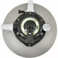 Pompe Filtre à Sable Pour Piscines 18-30 M³ 400 W Plastique Cuivre Beige [pro.tec] -Pompe et filtre de piscine Soldes 30803902 5