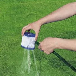 BEARSU Cartouches Filtrantes Pour Piscine Pour Bestway VI Pour Lay-Z-Spa Miami, Lot De 4 Filtres, Cartouche Filtrante Filtre De Nettoyage De Piscine -Pompe et filtre de piscine Soldes 31607621 5