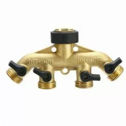 Triomphe Inverseur De Vanne à Bille 4 Voies En Cuivre, Inverseur De Robinet, Arrosage De Jardin, Irrigation Agricole, Accessoires De Lavage De Voiture Domestique