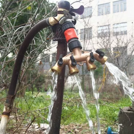 Triomphe Inverseur De Vanne à Bille 4 Voies En Cuivre, Inverseur De Robinet, Arrosage De Jardin, Irrigation Agricole, Accessoires De Lavage De Voiture Domestique 3 Triomphe Inverseur De Vanne à Bille 4 Voies En Cuivre, Inverseur De Robinet, Arrosage De Jardin, Irrigation Agricole, Accessoires De Lavage De Voiture Domestique – Image 3