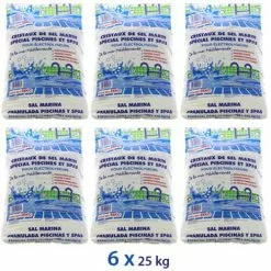 Traitement Au Sel - Sel Pour électrolyse Piscine - 6x25kg De Centrocom